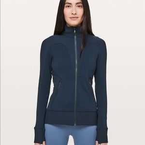 Lululemon Dark Teal Movement Fitted Jacket Size 8